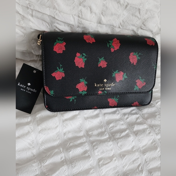 NWT Kate Spade Ditsy Rose Crossbody - Picture 1 of 4